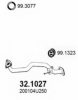 NISSA 200104U250 Exhaust Pipe